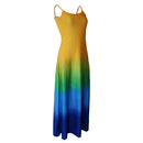 Women Fashionable Casual Polyester Maxi Dress Summer Party Beach Cocktail Accessories M