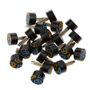 20pcs Black High Heel Shoes Tips Replacements Repair Stilettos 601