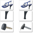 20pcs Black High Heel Shoes Tips Replacements Repair Stilettos 601