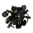 20pcs Black High Heel Shoes Tips Replacements Repair Stilettos 612A