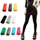 Stretchable Soft Comfortable Cotton Blend Leggings Pants Trousers Tights Black