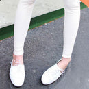 Stretchable Soft Comfortable Cotton Blend Leggings Pants Trousers Tights White