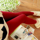 Stretchable Soft Comfortable Cotton Blend Leggings Pants Trousers Tights Purplish Red