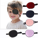 Kids Baby Comfortable Wear Silk Replaceable Adjustable Corsair Amblyopia Eye Patch Eyeshade Burgundy