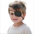 Kids Baby Comfortable Wear Silk Replaceable Adjustable Corsair Amblyopia Eye Patch Eyeshade Dark Blue