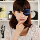 Adults Fashionable Comfortable Wear Silk Replaceable Adjustable Corsair Amblyopia Eye Patch Eyeshade Black