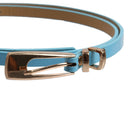 Adjustable Elastic Skinny Waistband Waist Belt for Women Girls Clothing Fashion Accessory Light Blue