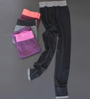 Women Soft Comfortable Lightweight Sheathy Pants For Exercise Yoga Fitness Gym Black M