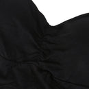 Women Girls Ladies Corset Crop Tank Top Black