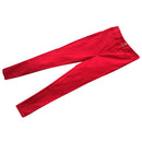 Women Fashionable Breathable Stretchable Elastic Pencil Pants Trousers Leggings Jeggings Red L