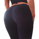 Women Fashionable Breathable Stretchable Elastic Pencil Pants Trousers Leggings Jeggings Black M