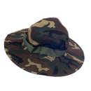 Men Polyester Boonie Cap Sun Bucket Brim Hat Fishing Hiking Sports Supplies 59cm Army Green