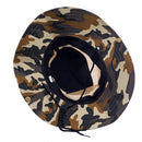 Men Women Canvas Mesh Bucket Hat Cap For Hiking Fishing Camping Riding Outdoor Clothing Accessory Coffee + Black