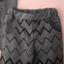 Cute Fashionable Baby Boys Short Sleeve Top With Pants Trousers Set Outfit Summer Clothing Accessory Monster 80