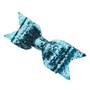 Baby Girls Women Fashionable Bow Hair Clip Glitter Headwear Decor Hair Ornaments Blue