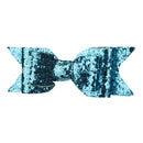 Baby Girls Women Fashionable Bow Hair Clip Glitter Headwear Decor Hair Ornaments Blue