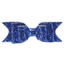 Baby Girls Women Fashionable Bow Hair Clip Glitter Headwear Decor Hair Ornaments Royal Blue