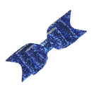 Baby Girls Women Fashionable Bow Hair Clip Glitter Headwear Decor Hair Ornaments Royal Blue