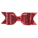 Baby Girls Women Fashionable Bow Hair Clip Glitter Headwear Decor Hair Ornaments Red