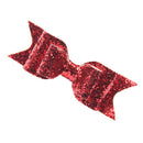 Baby Girls Women Fashionable Bow Hair Clip Glitter Headwear Decor Hair Ornaments Red