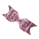 Baby Girls Women Fashionable Bow Hair Clip Glitter Headwear Decor Hair Ornaments Pink