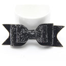 Baby Girls Women Fashionable Bow Hair Clip Glitter Headwear Decor Hair Ornaments Black