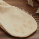 Pair Of Women Girls Soft Elastic Breathable Anti-skidding Jacquard Pattern Socks Light Nude US Size: 4.5 - 8