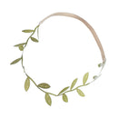 Lovely Baby Natural Leaves Style Cloth Headband Headwear Photo Props Baby Shower Decor Green