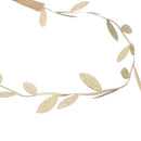 Set Of 2 PCS Lovely Baby Girls Artificial Feather Headband With Hair Wing Photo Props White + Gold