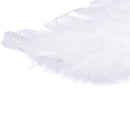 Set Of 2 PCS Lovely Baby Girls Artificial Feather Headband With Hair Wing Photo Props White + Gold