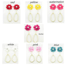 Cute Baby Girl Ribbon flower Chiffon Barefoot Sandals Shoes Beach Party Supplies Yellow 14cm