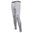 Mens Fashionable Casual Sportswear Exercise Gym Fitness Legging Running Tight Trousers Workout Sport Pants White XXL