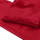 Women Ladies Fashionable Opera Evening Wedding Bridal Prom Party Long Satin Gloves 1 Pair Red