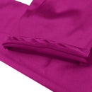 Women Ladies Fashionable Opera Evening Wedding Bridal Prom Party Long Satin Gloves 1 Pair Rose Red