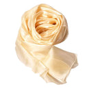 Elegant Stunning Silky Iridescent Wrap Stole Shawl Scarf Wedding Bridal Evening Wear Ball Party Prom Supplies Champagne