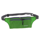 Men Outdoor Sports Hiking Camping Phone Pen Money Storage Holder 3 Zipper Pocket Charms Waist Belt Bag Hip Bag Green