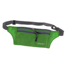 Men Outdoor Sports Hiking Camping Phone Pen Money Storage Holder 3 Zipper Pocket Charms Waist Belt Bag Hip Bag Green
