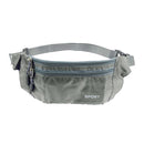 Men Outdoor Sports Hiking Camping Phone Pen Money Storage Holder 3 Zipper Pocket Charms Waist Belt Bag Hip Bag Grey