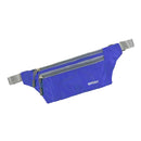 Men Outdoor Sports Hiking Camping Phone Pen Money Storage Holder 3 Zipper Pocket Charms Waist Belt Bag Hip Bag Blue