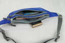 Men Outdoor Sports Hiking Camping Phone Pen Money Storage Holder 3 Zipper Pocket Charms Waist Belt Bag Hip Bag Blue