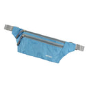 Men Outdoor Sports Hiking Camping Phone Pen Money Storage Holder 3 Zipper Pocket Charms Waist Belt Bag Hip Bag Sky Blue