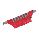 Men Outdoor Sports Hiking Camping Phone Pen Money Storage Holder 3 Zipper Pocket Charms Waist Belt Bag Hip Bag Red