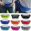 Men Outdoor Sports Hiking Camping Phone Pen Money Storage Holder 3 Zipper Pocket Charms Waist Belt Bag Hip Bag Red