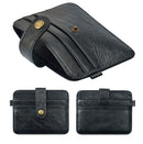 Men Fashionable Durable Multi-Functional PU Leather Wallet Credit Card Holder Case Organiser Black