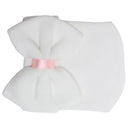 Newborn Baby Infant Toddler Beanie Hat Cap Headwear Head Decor Hair Accessory White