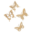 Natural Butterfly Unfinished Wood Shape Craft Supplies Laser Cut Out DIY Arts Decoration
