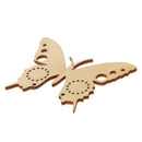 Natural Butterfly Unfinished Wood Shape Craft Supplies Laser Cut Out DIY Arts Decoration