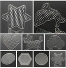 Small Star Clear Perler Fuse Beads Pegboard DIY Kid's Craft