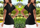 Fashionable Women Girls Ladies Polyester Backless Shirt Tank Top T-shirt Blouse Black S