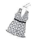 Women Girls Ladies Fashionable Unique Design Polyester V Neck Playsuit Bodycon Party Jumpsuit XL